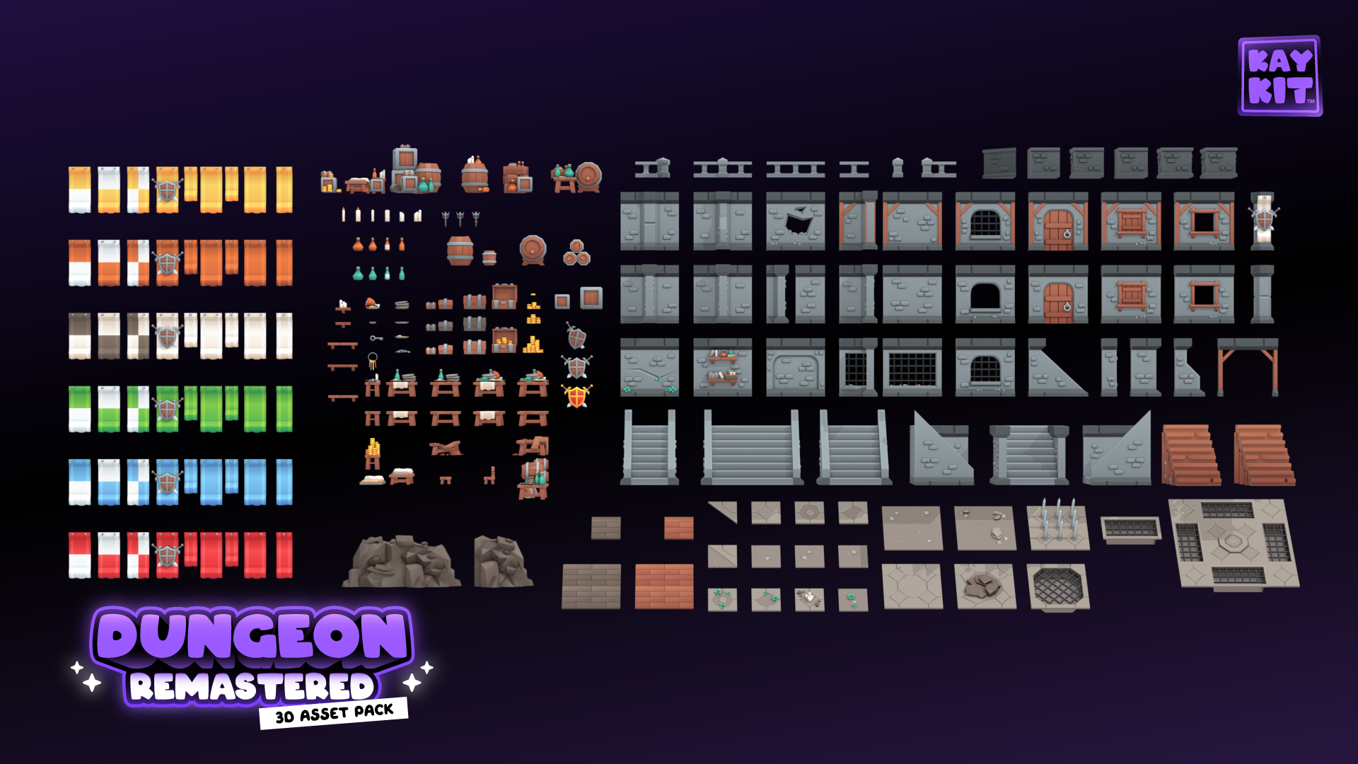 KayKit - Dungeon Remastered Pack