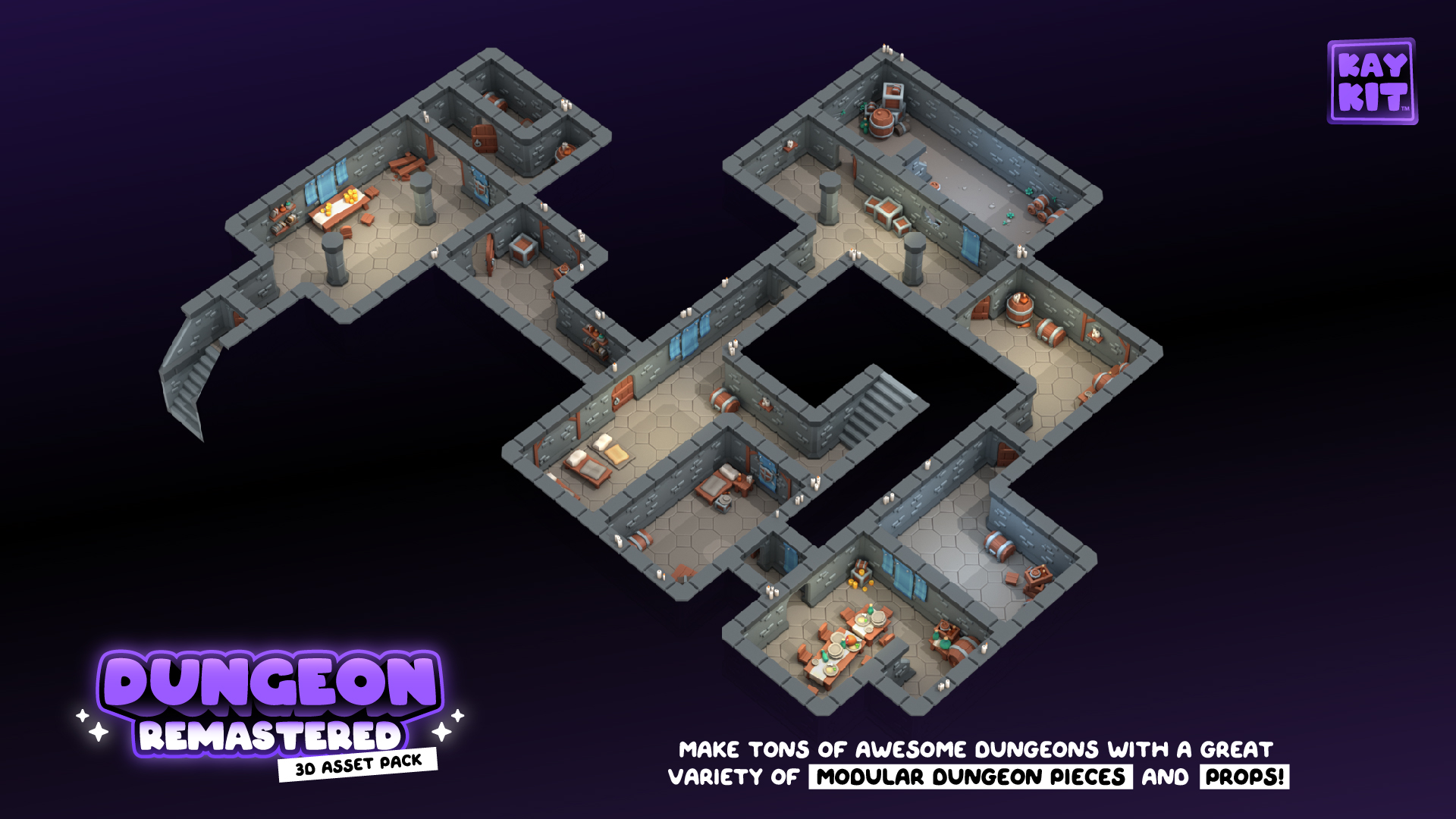 KayKit - Dungeon Remastered Pack